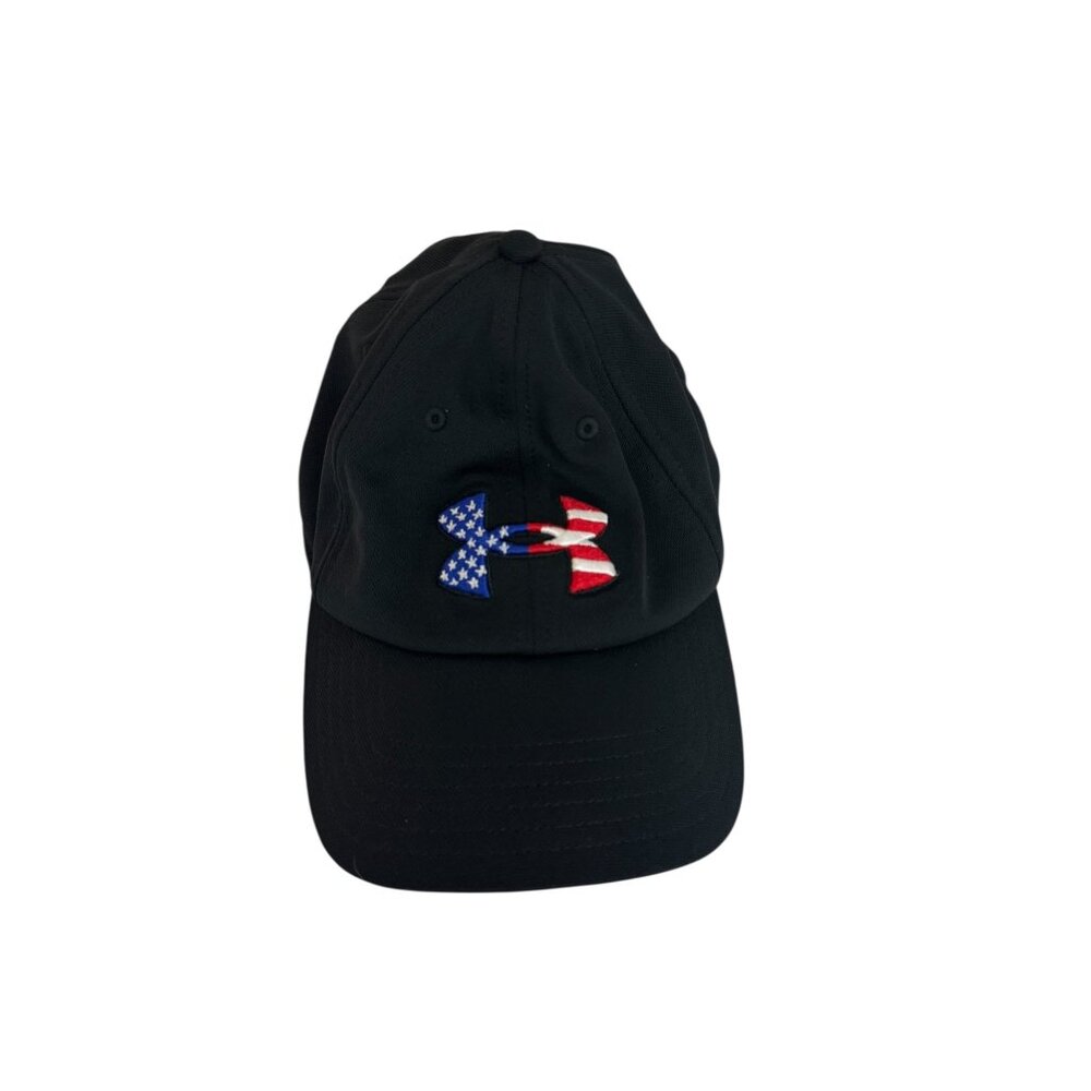 Under Armour Men's Freedom Blitzing Hat Cap Adjustable USA America Flag‎ Free Sz